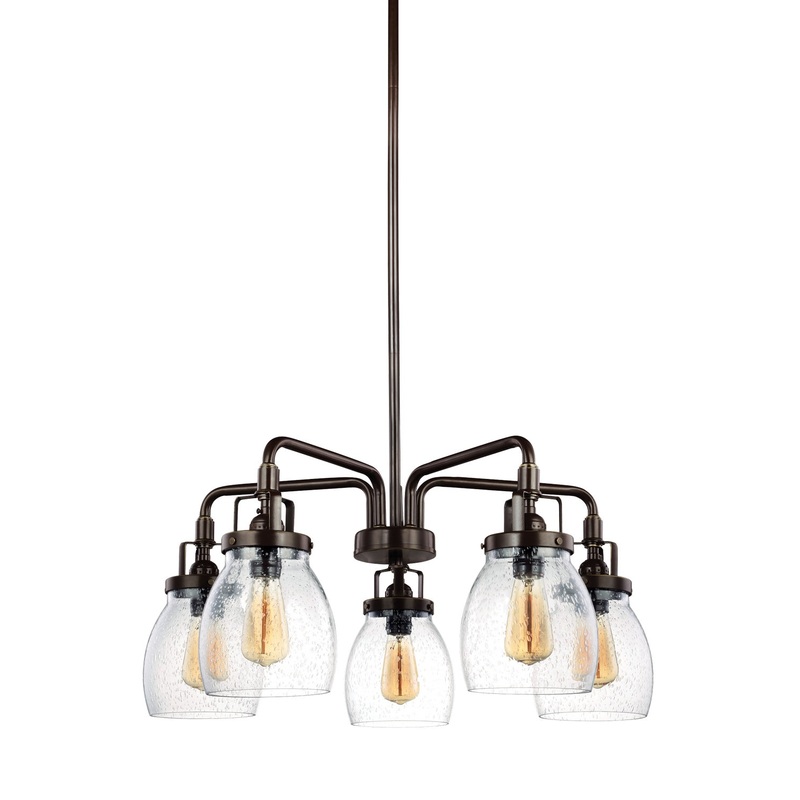 Generation Lighting 3114505-710 Belton Five Light Chandelier, Bronze
