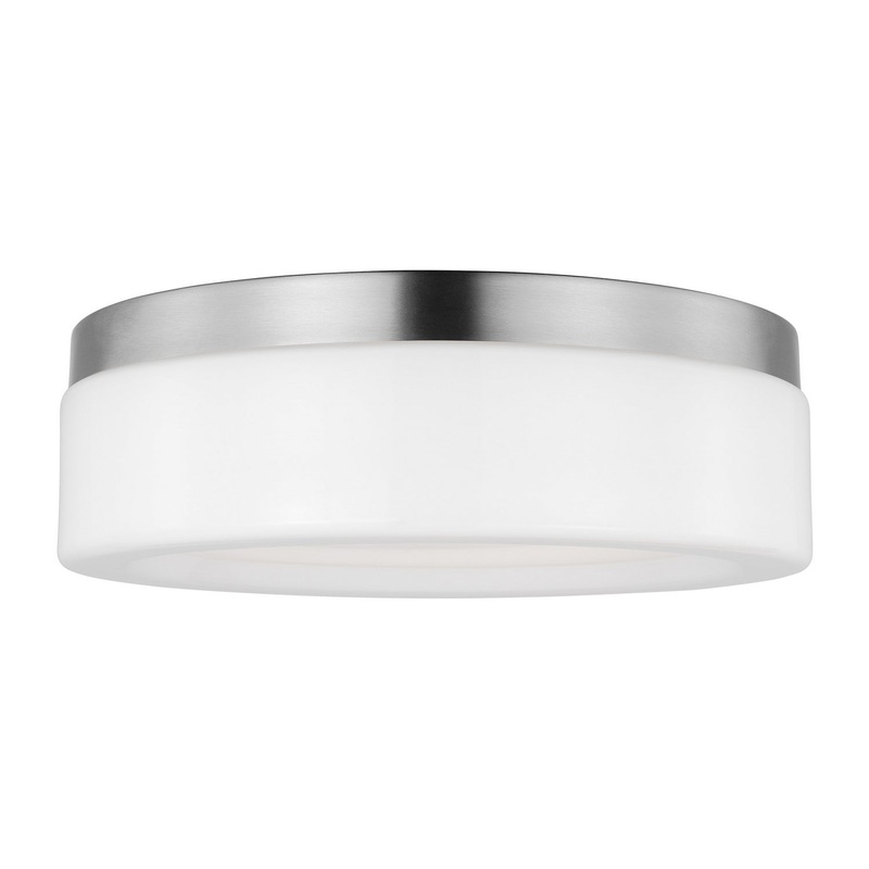 Generation Lighting 7569093S-962 Rhett LED Flush Mount, Brushed Nickel