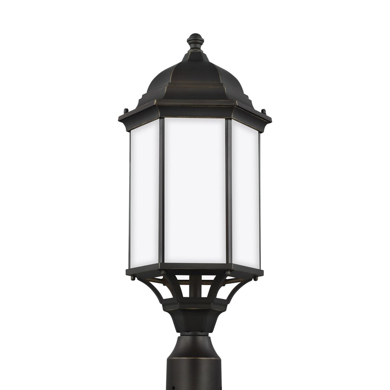 Generation Lighting 8238751EN3-71 Sevier One Light Outdoor Post Lantern, Antique Bronze