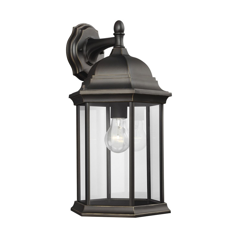 Generation Lighting 8438701-71 Sevier One Light Outdoor Wall Lantern, Antique Bronze