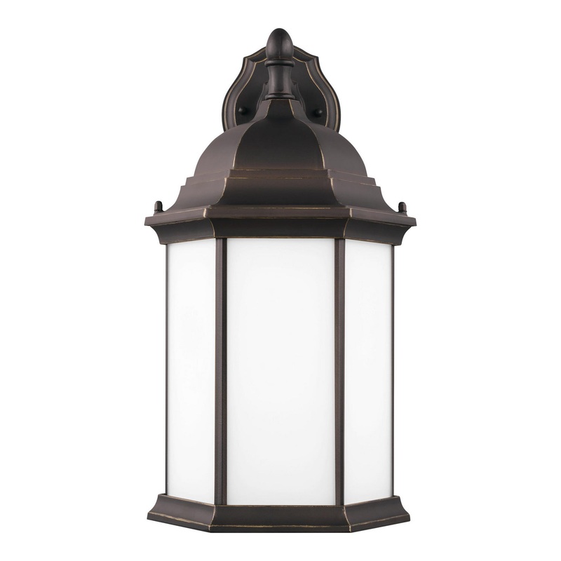 Generation Lighting 8438751EN3-71 Sevier One Light Outdoor Wall Lantern, Antique Bronze