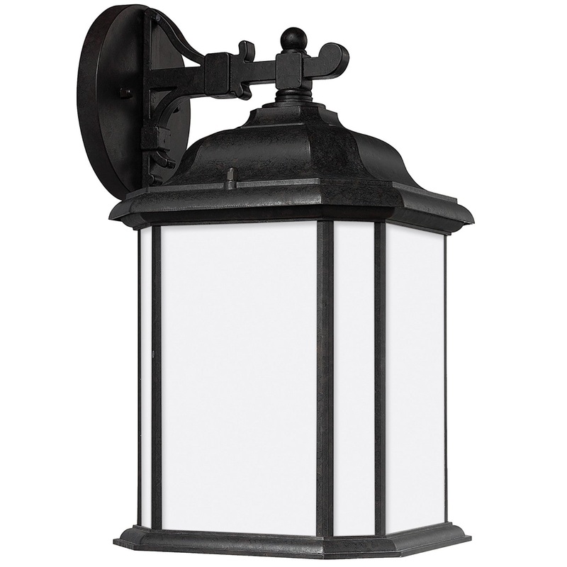 Generation Lighting 84531-746 Kent One Light Outdoor Wall Lantern, Oxford Bronze
