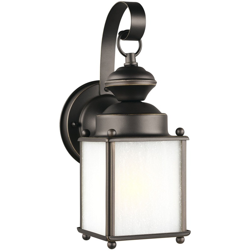 Generation Lighting 84560EN3-71 Jamestowne One Light Outdoor Wall Lantern, Antique Bronze