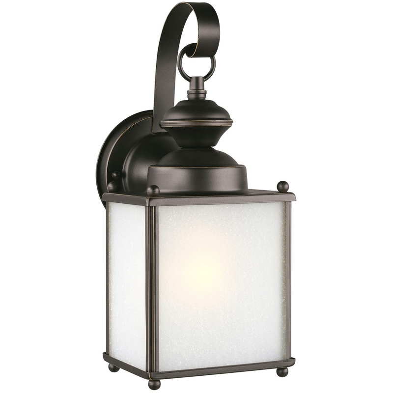 Generation Lighting 84570-71 Jamestowne One Light Outdoor Wall Lantern, Antique Bronze