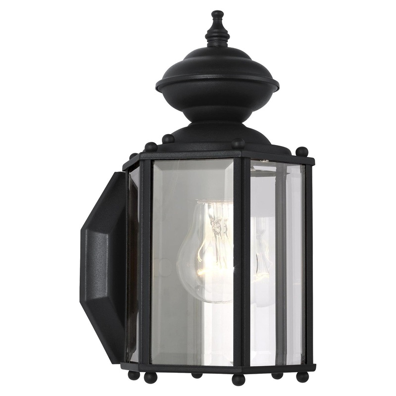Generation Lighting 8507-12 Classico One Light Outdoor Wall Lantern, Black