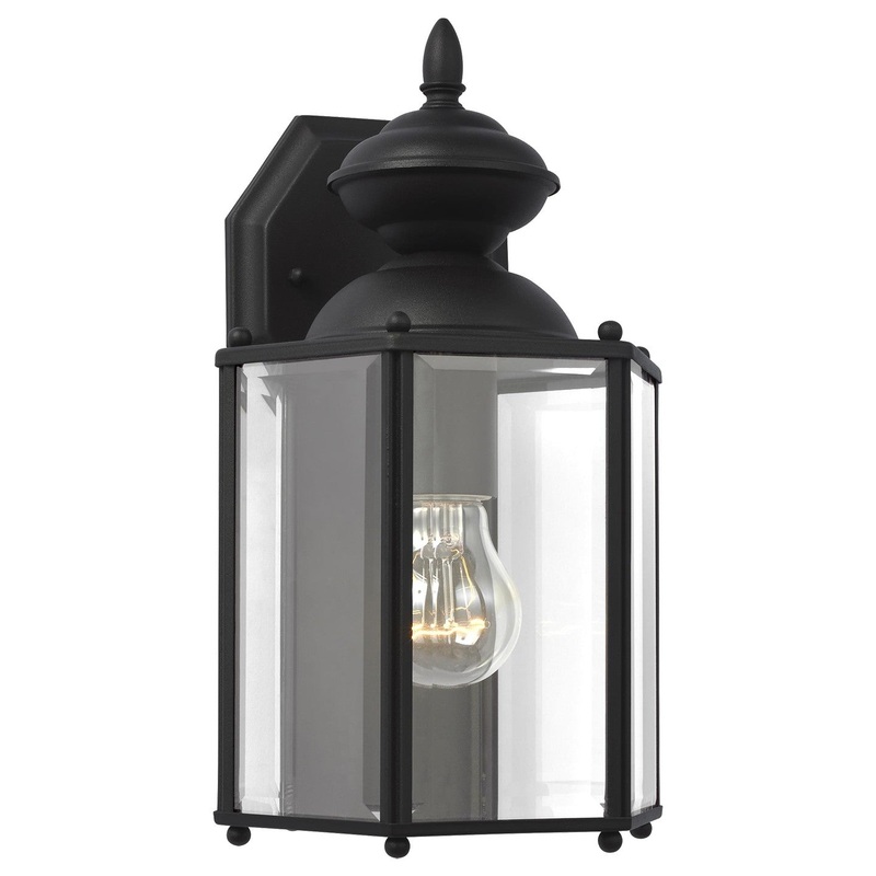 Generation Lighting 8509-12 Classico One Light Outdoor Wall Lantern, Black