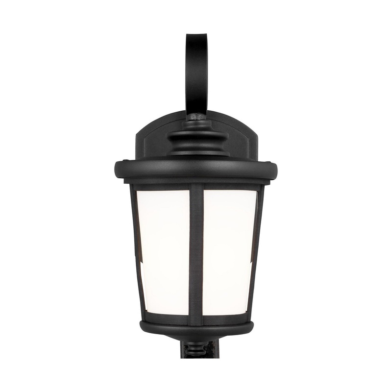 Generation Lighting 8519301-12 Eddington One Light Outdoor Wall Lantern, Black