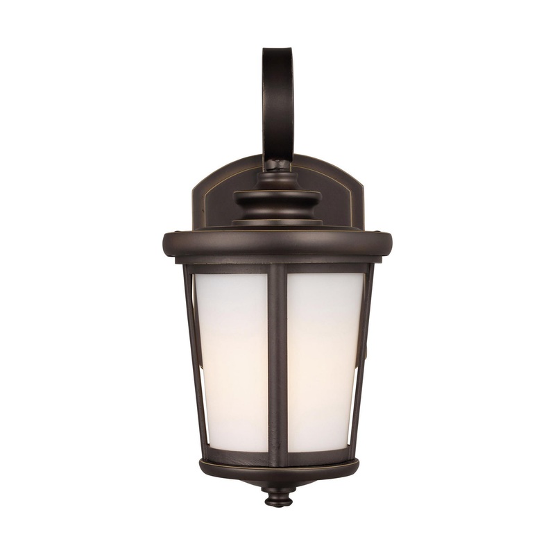 Generation Lighting 8519301EN3-71 Eddington One Light Outdoor Wall Lantern, Antique Bronze