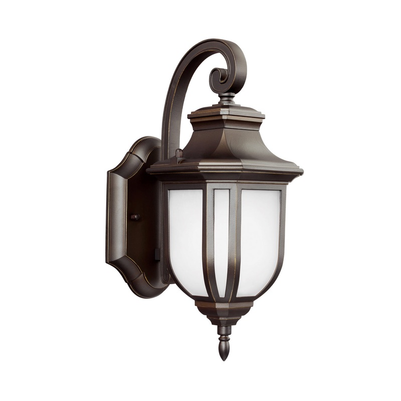 Generation Lighting 8536301EN3-71 Childress One Light Outdoor Wall Lantern, Antique Bronze