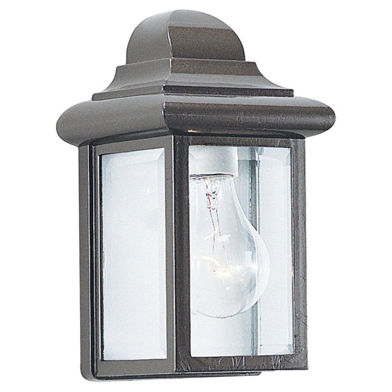 Generation Lighting 8588-10 Mullberry Hill One Light Outdoor Wall Lantern, Bronze