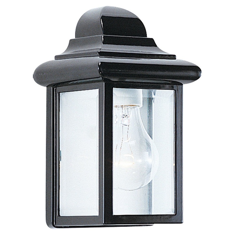 Generation Lighting 8588-12 Mullberry Hill One Light Outdoor Wall Lantern, Black