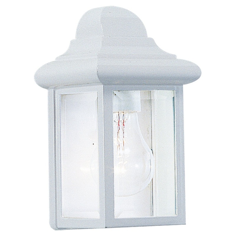 Generation Lighting 8588-15 Mullberry Hill One Light Outdoor Wall Lantern, White