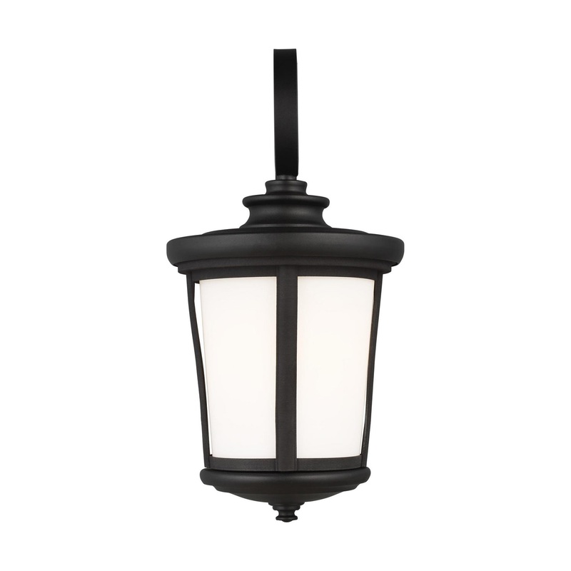 Generation Lighting 8619301EN3-12 Eddington One Light Outdoor Wall Lantern, Black