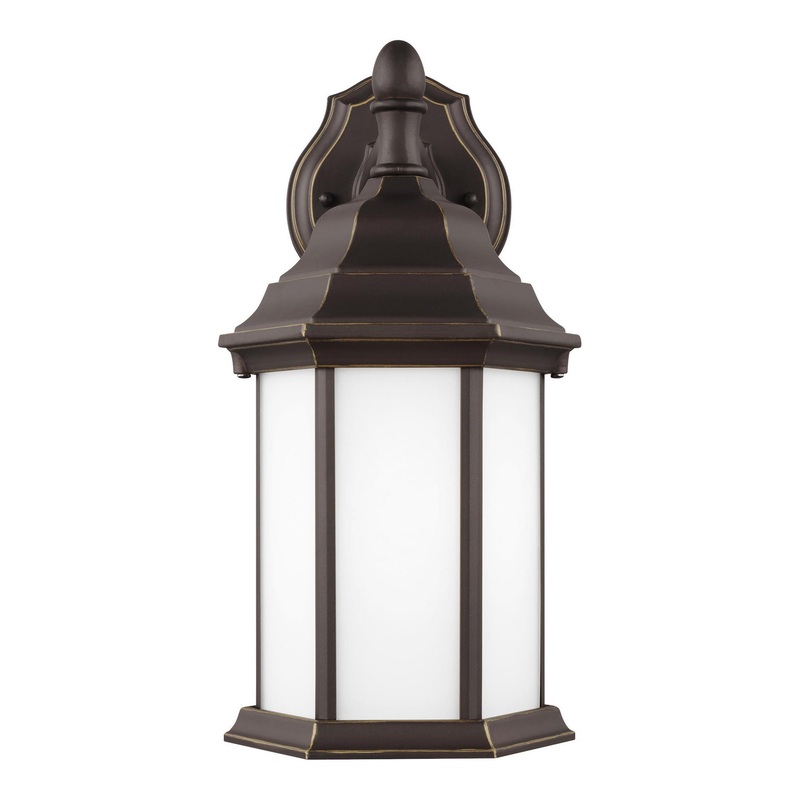 Generation Lighting 8338751EN3-71 Sevier One Light Outdoor Wall Lantern, Antique Bronze
