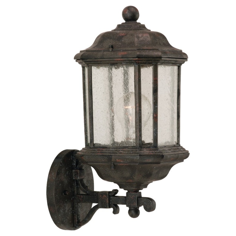 Generation Lighting 84032-746 Kent One Light Outdoor Wall Lantern, Oxford Bronze