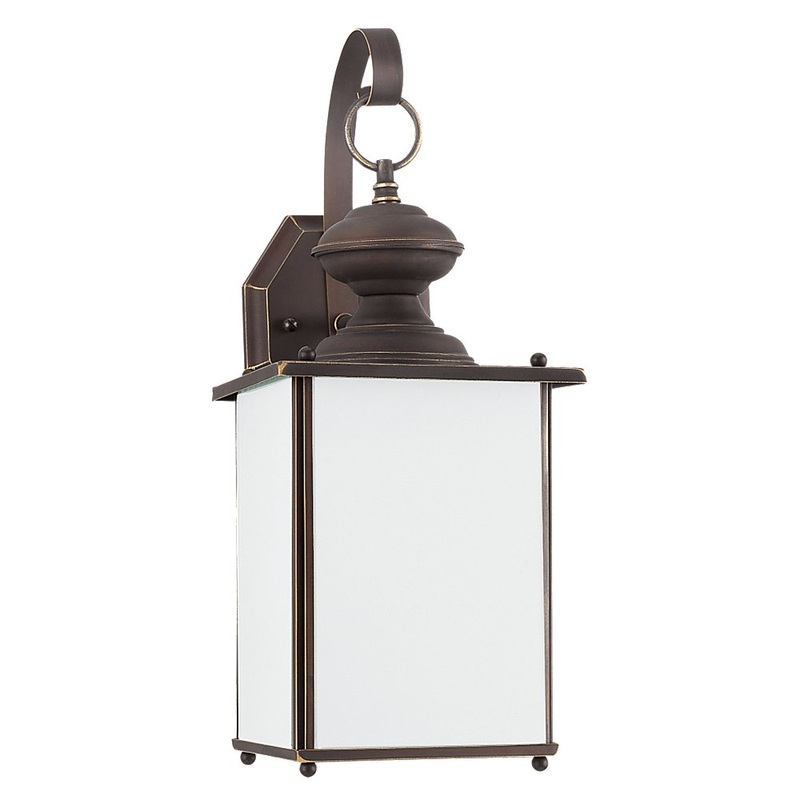 Generation Lighting 84158D-71 Jamestowne One Light Outdoor Wall Lantern, Antique Bronze