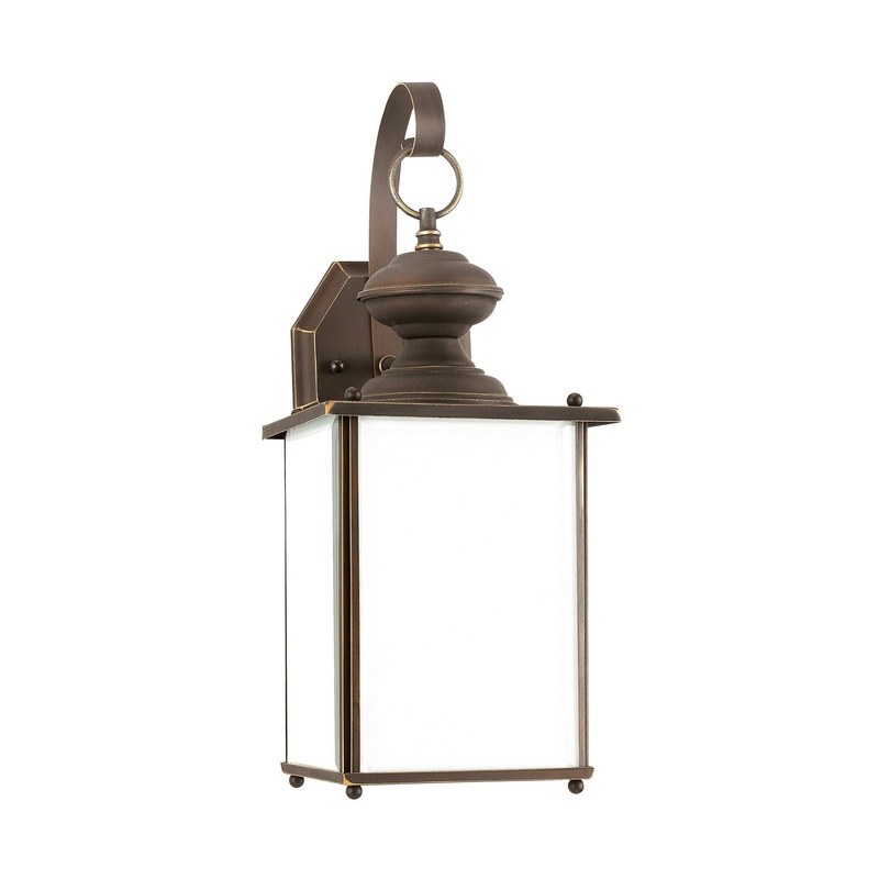 Generation Lighting 84158DEN3-71 Jamestowne One Light Outdoor Wall Lantern, Antique Bronze