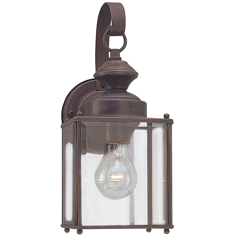 Generation Lighting 8457-71 Jamestowne One Light Outdoor Wall Lantern, Antique Bronze