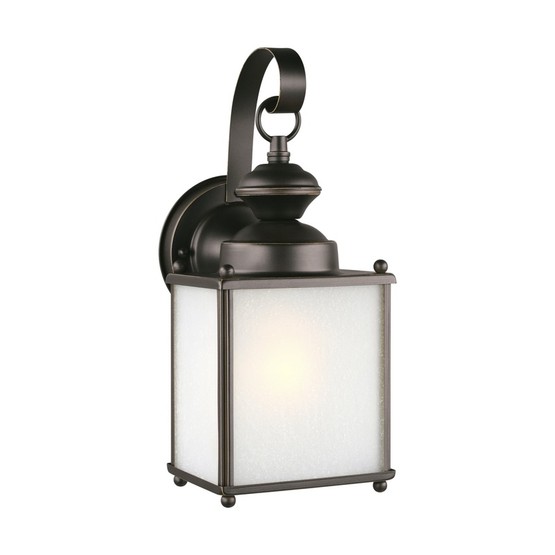 Generation Lighting 84570EN3-71 Jamestowne One Light Outdoor Wall Lantern, Antique Bronze