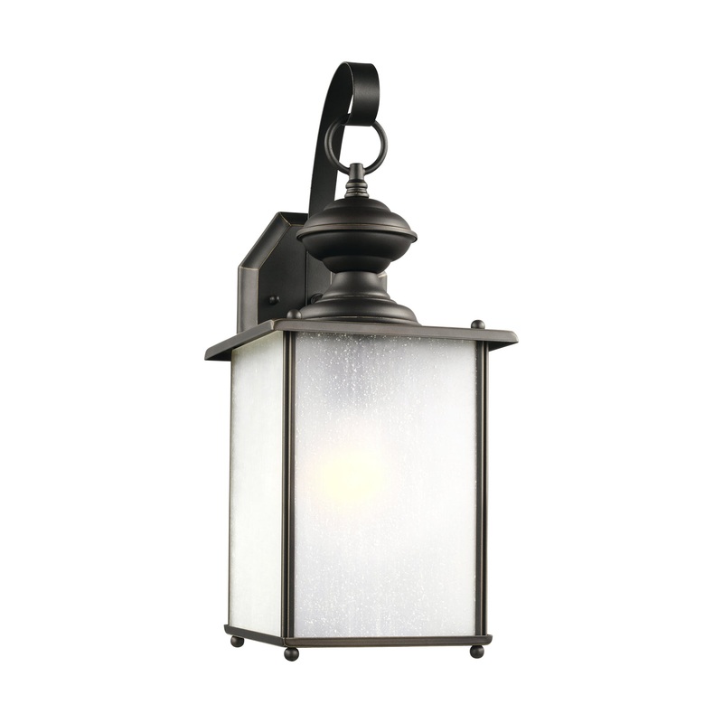 Generation Lighting 84580EN3-71 Jamestowne One Light Outdoor Wall Lantern, Antique Bronze