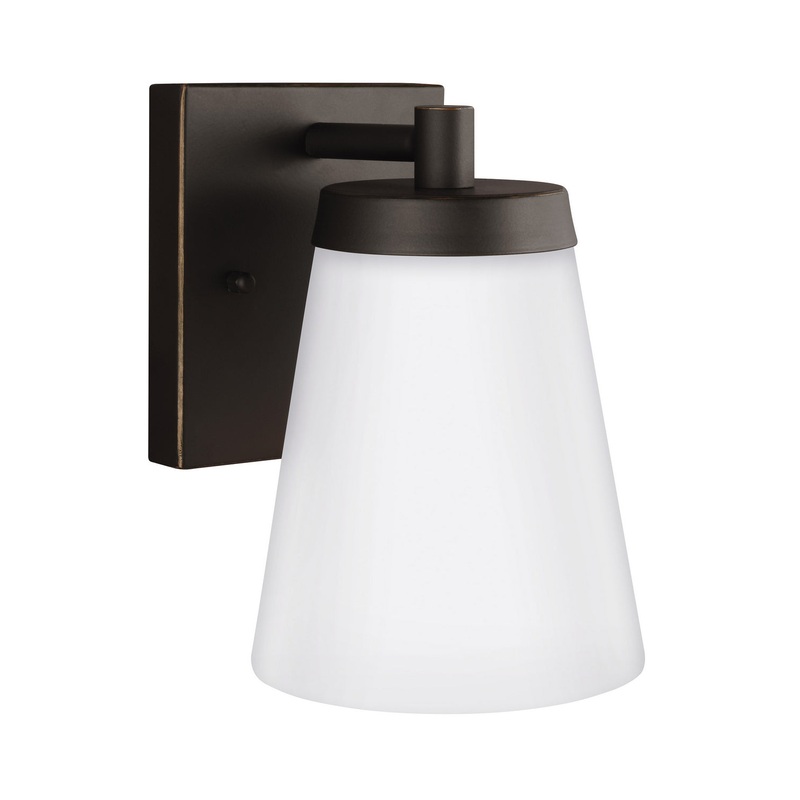 Generation Lighting 8538601EN3-71 Renville One Light Outdoor Wall Lantern, Antique Bronze