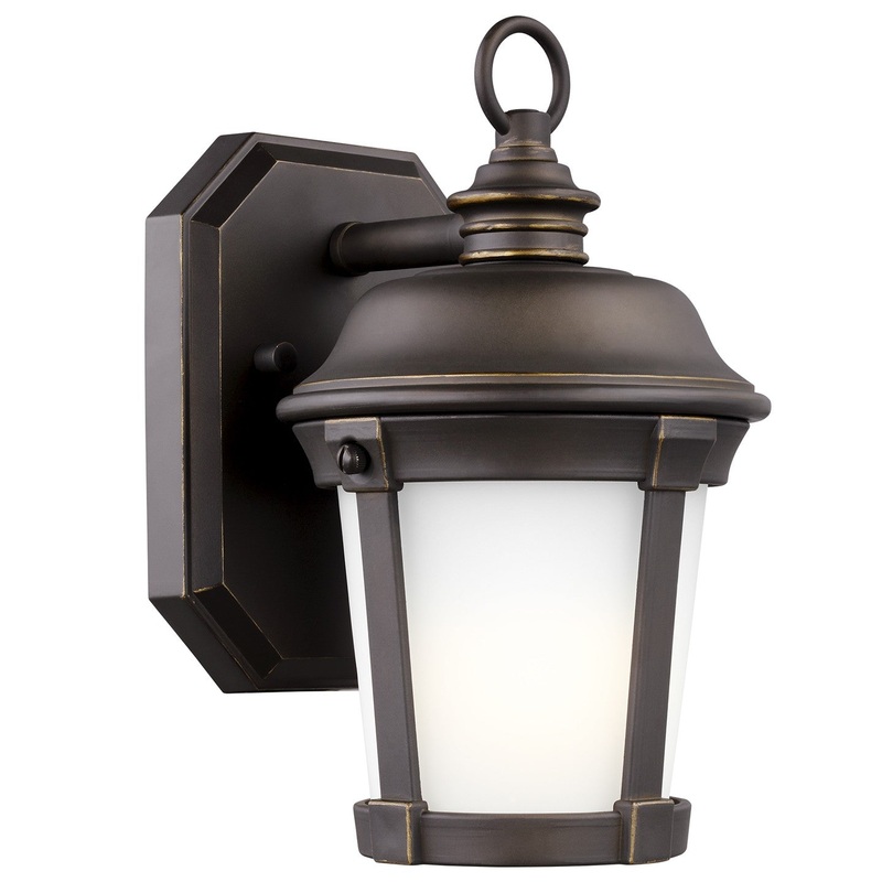 Generation Lighting 8550701-71 Calder One Light Outdoor Wall Lantern, Antique Bronze
