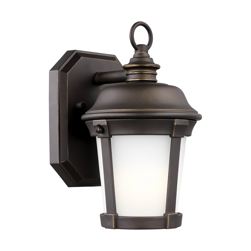 Generation Lighting 8550701EN3-71 Calder One Light Outdoor Wall Lantern, Antique Bronze
