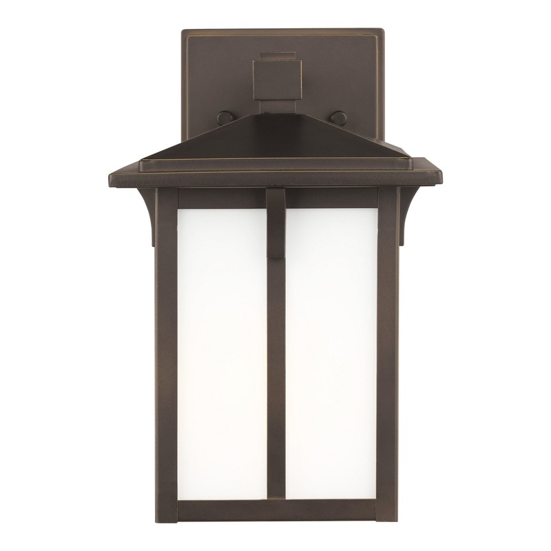 Generation Lighting 8552701-71 Tomek One Light Outdoor Wall Lantern, Antique Bronze