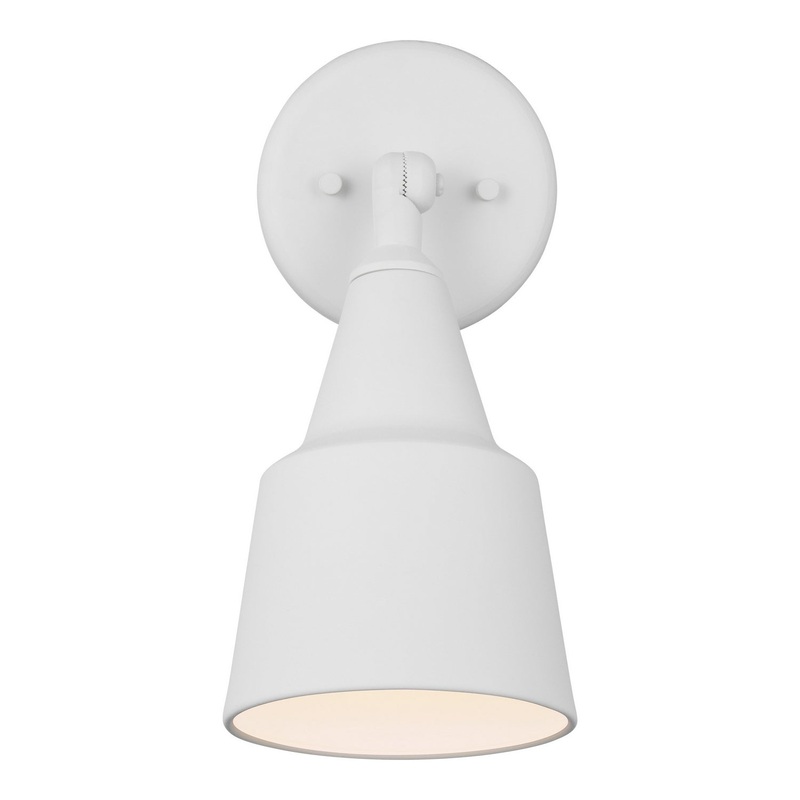 Generation Lighting 8560701-15 Flood Light One Light Flood Light, White
