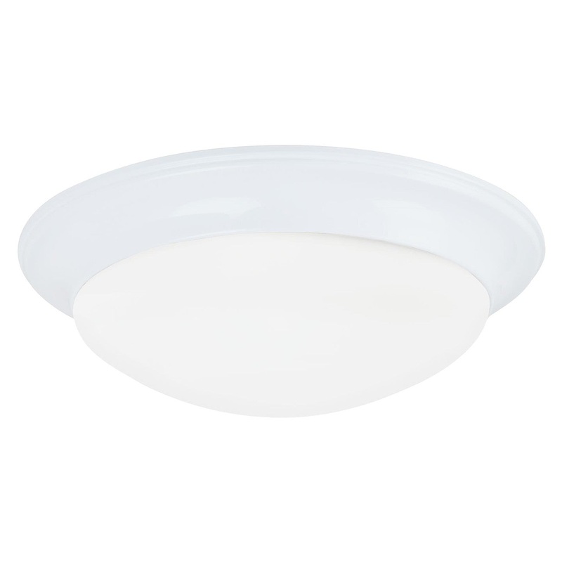 Generation Lighting 75435-15 Nash Two Light Flush Mount, White