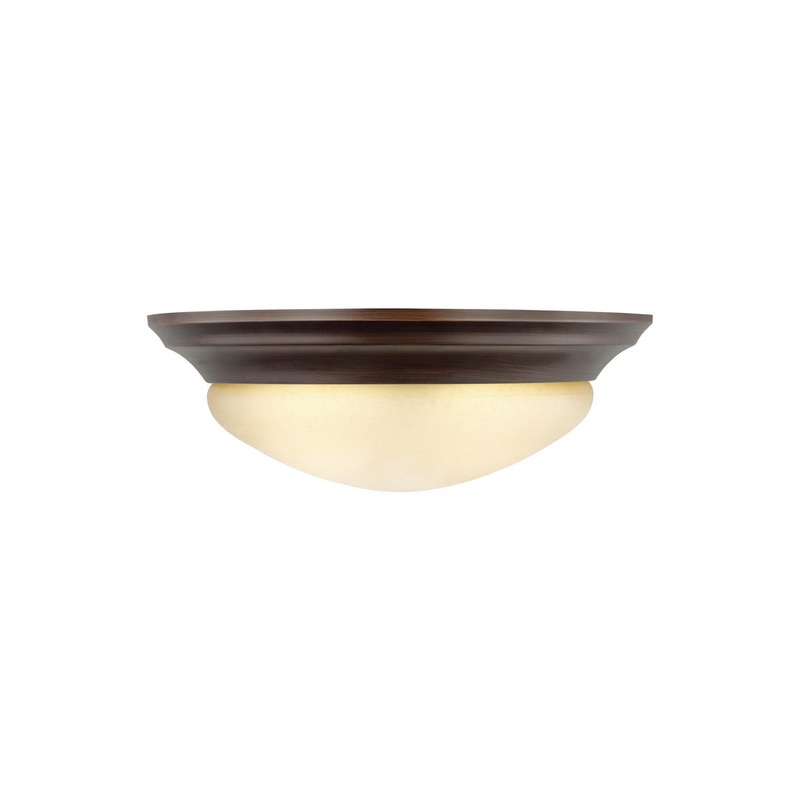 Generation Lighting 75445EN3-710 Nash Two Light Ceiling Flush Mount, Bronze (Discontinued)