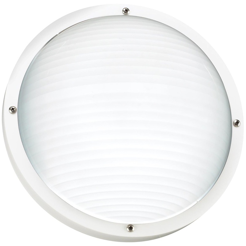 Generation Lighting 83057-15 Bayside One Light Outdoor Wall / Ceiling Mount, White