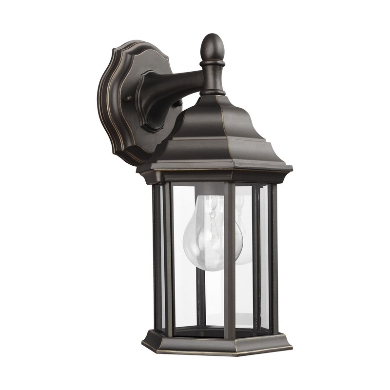 Generation Lighting 8338701-71 Sevier One Light Outdoor Wall Lantern, Antique Bronze