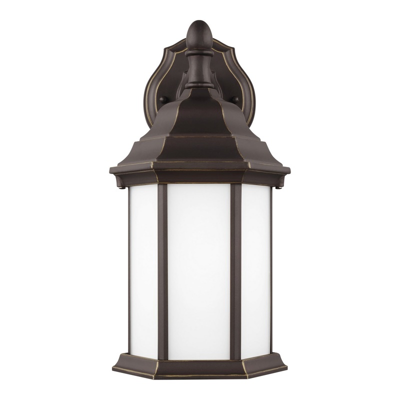 Generation Lighting 8338751-71 Sevier One Light Outdoor Wall Lantern, Antique Bronze