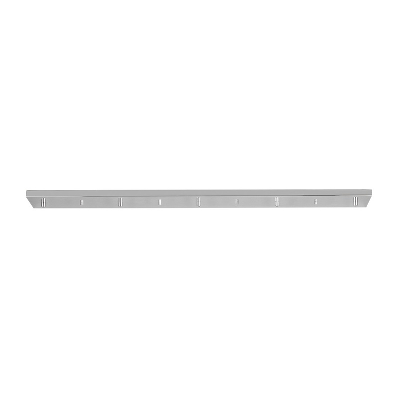 Generation Lighting 7449605-05 Multi-Port Canopy Five Light Linear Canopy, Chrome