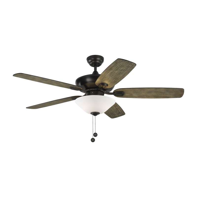 Generation Lighting 5COM52AGPD-V1 Colony 52"Ceiling Fan, Aged Pewter