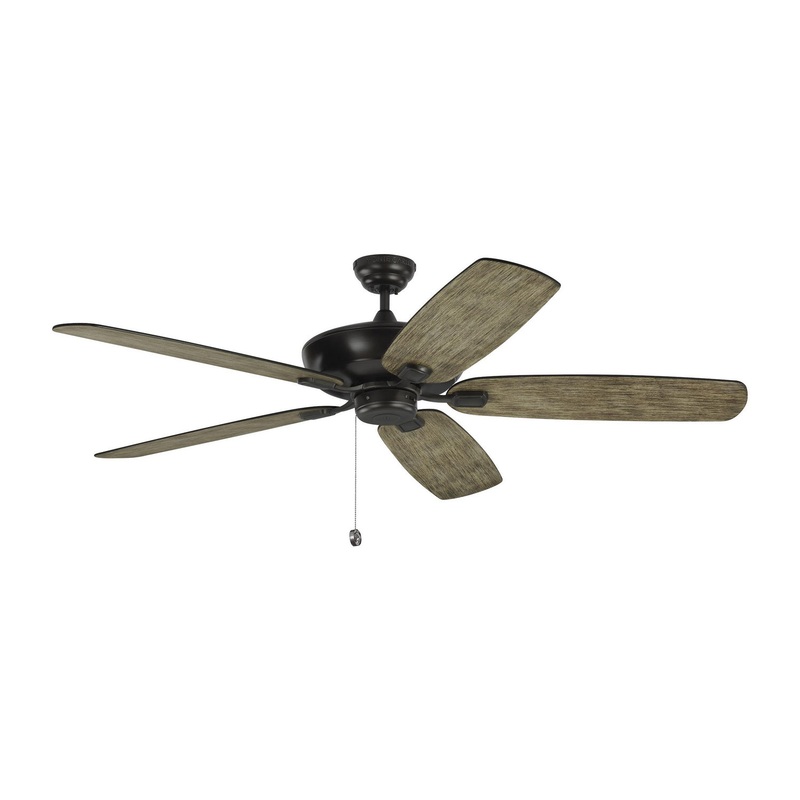 Generation Lighting 5CSM60AGP Colony 60"Ceiling Fan, Aged Pewter