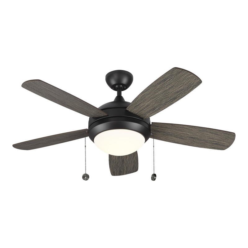 Generation Lighting 5DIC44AGPD-V1 Discus 44"Ceiling Fan, Aged Pewter