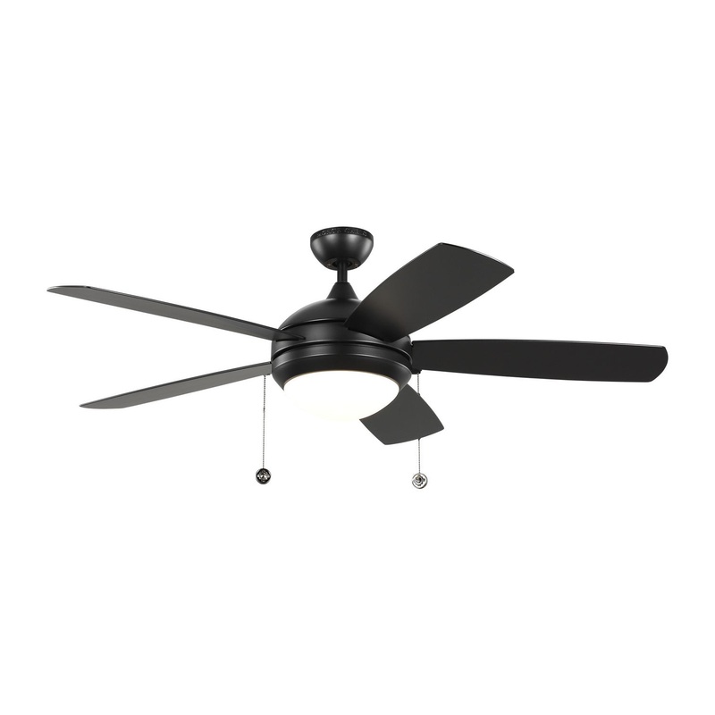 Generation Lighting 5DIW52BKD Discus 52"Ceiling Fan, Matte Black
