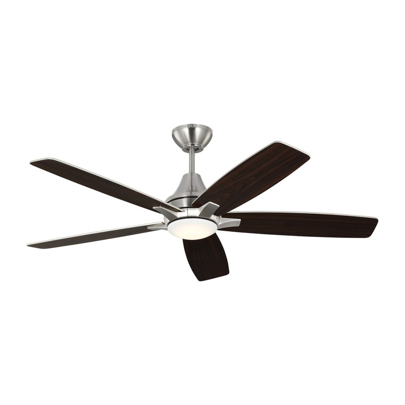 Generation Lighting 5LWDR52BSD Lowden 52"Ceiling Fan, Brushed Steel