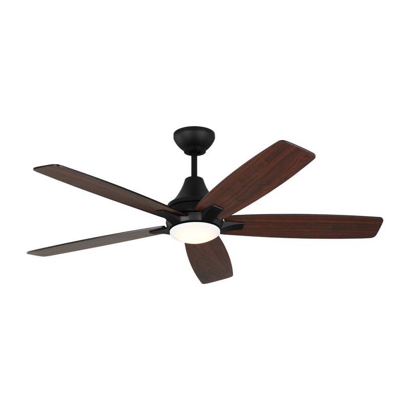 Generation Lighting 5LWDR52MBKD Lowden 52"Ceiling Fan, Midnight Black