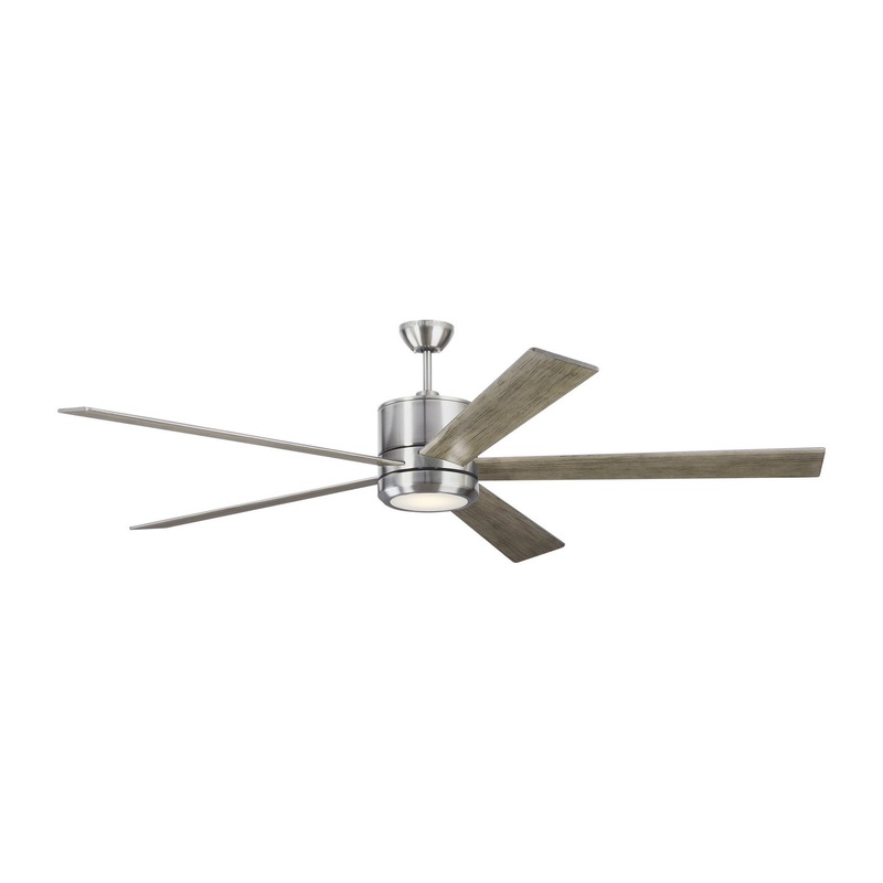 Generation Lighting 5VMR72BSD Vision 72"Ceiling Fan, Brushed Steel (Discontinued)