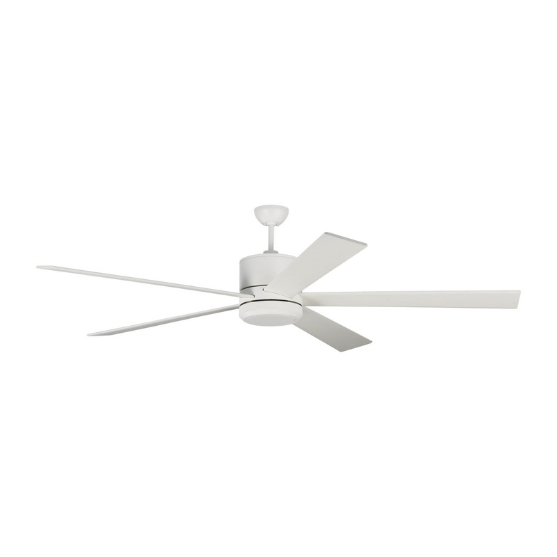 Generation Lighting 5VMR72RZWD Vision 72"Ceiling Fan, Matte White