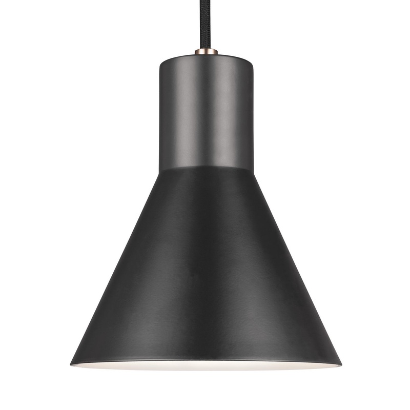 Generation Lighting 6141301-848 Towner One Light Mini-Pendant, Satin Brass