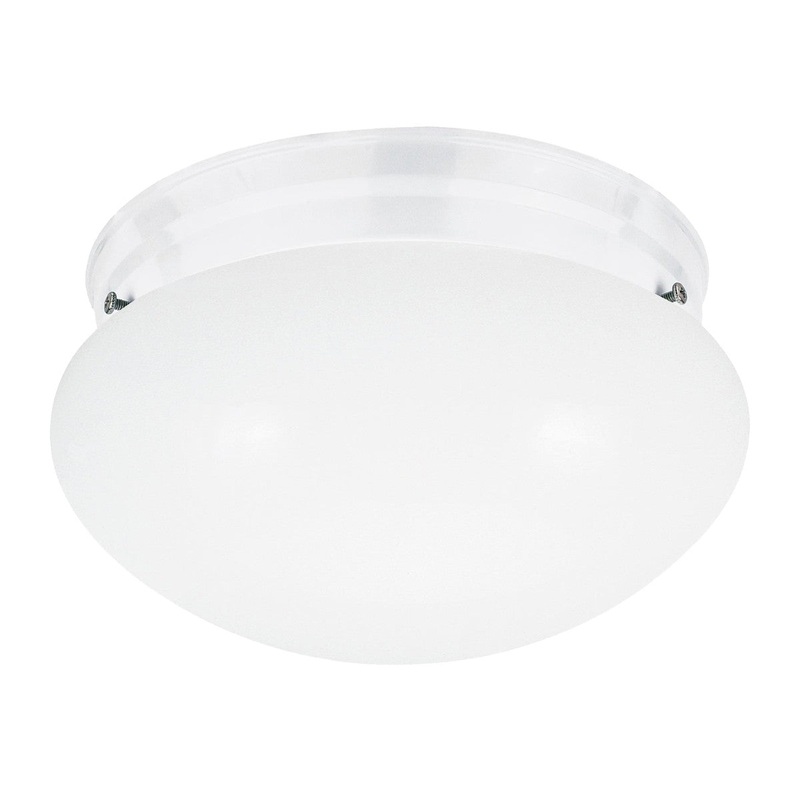 Generation Lighting 5326-15 Webster One Light Flush Mount, White