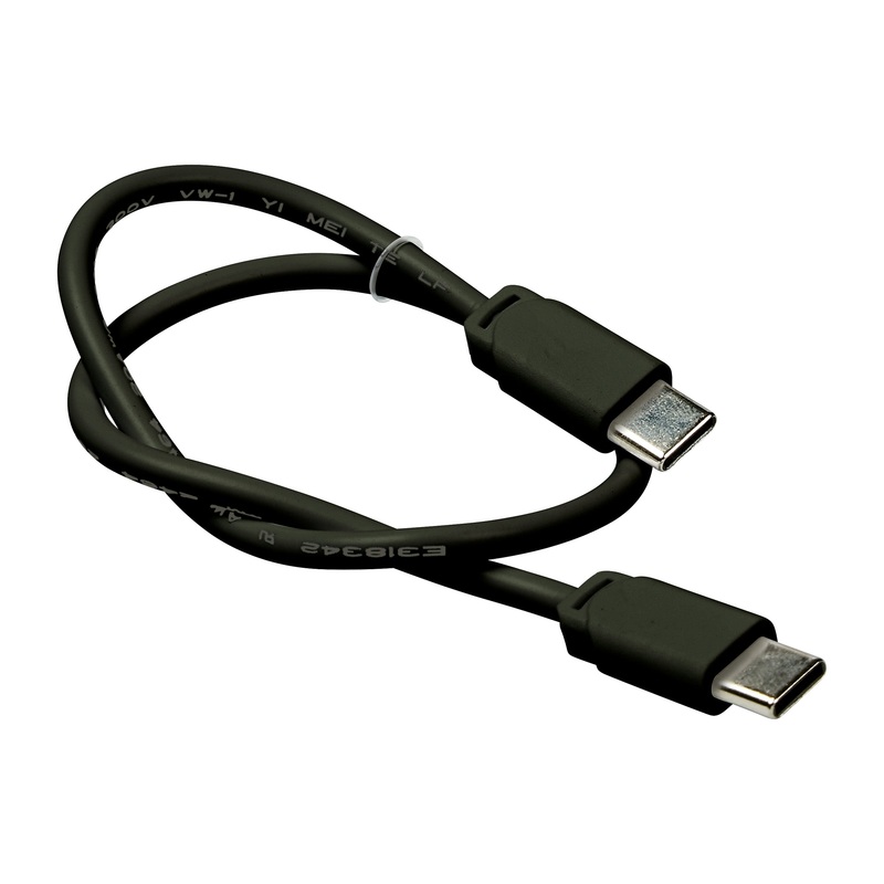 Generation Lighting 984012S-12 Disk Lighting Connector Cord, Black