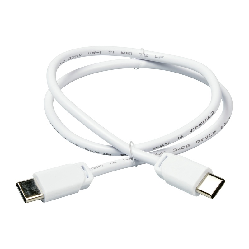 Generation Lighting 984018S-15 Disk Lighting Connector Cord, White