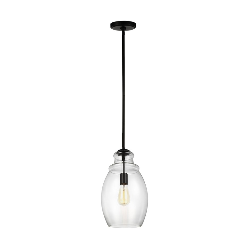 Generation Lighting P1484ORB Marino One Light Pendant, Oil Rubbed Bronze