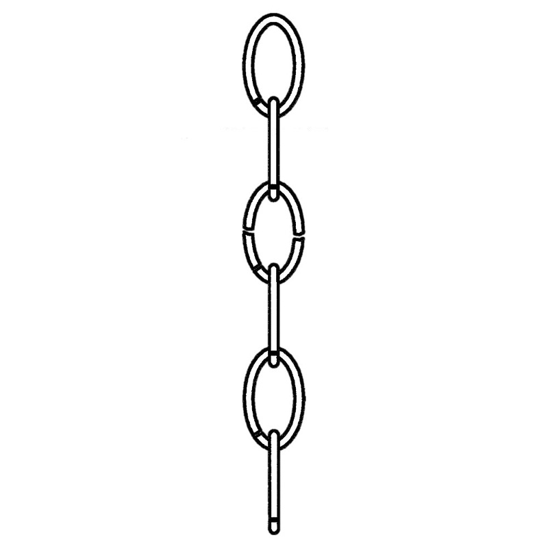 Generation Lighting 9100-05 Replacement Chain Decorative Chain, Chrome