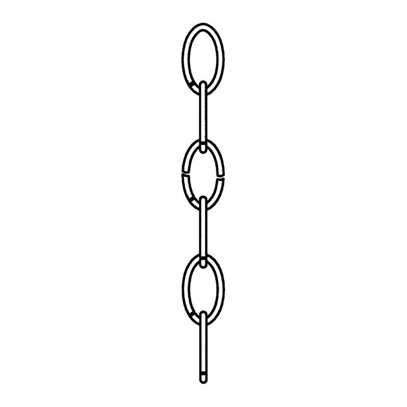 Generation Lighting 9100-782 Replacement Chain Chain, Heirloom Bronze